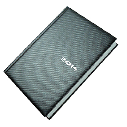 Agenda A/5 napi Carbon 5321