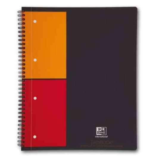 Oxford International Notebook spirálfüzet A4+