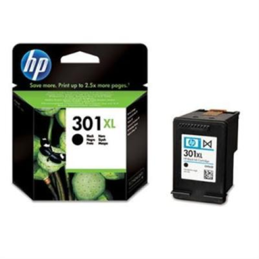 HP CH563EE/301XL patron, fekete