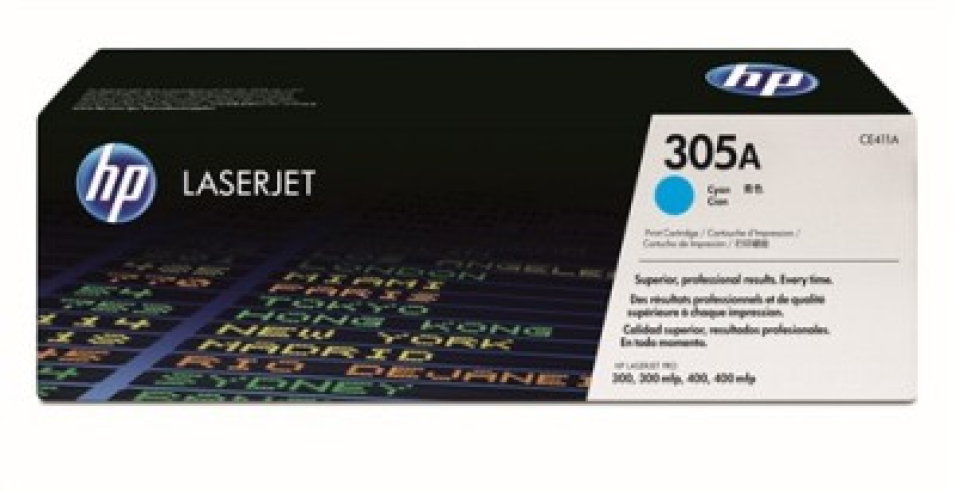 HP CE411A/305A toner, cián