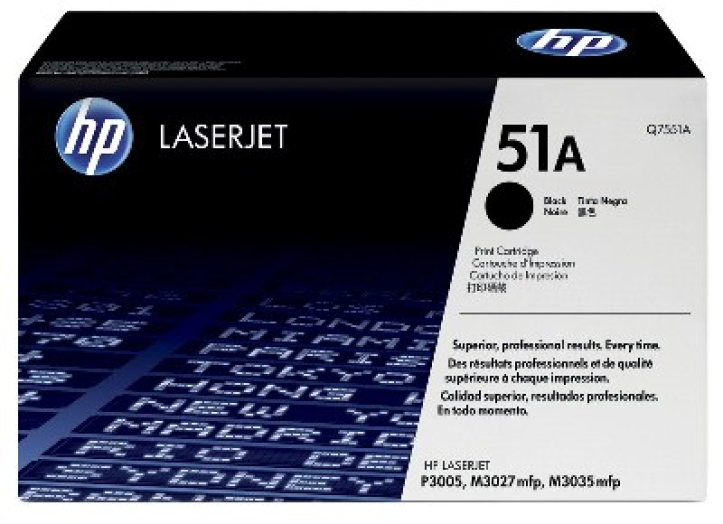 HP Q7551A/51A toner, fekete