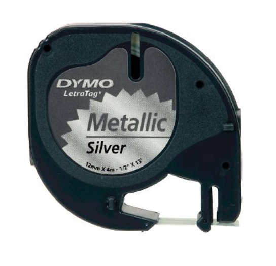 Dymo LT fém szalag 4m, ezüst