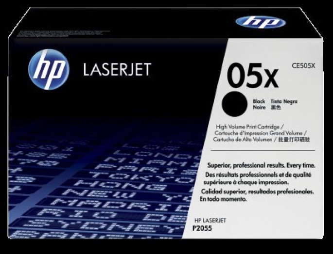 HP CE505X toner, fekete