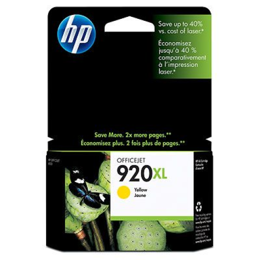 HP CD974AE/920XL patron, sárga