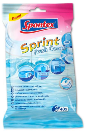 Spontex Sprint univ.tisztítókendő ocean fresh