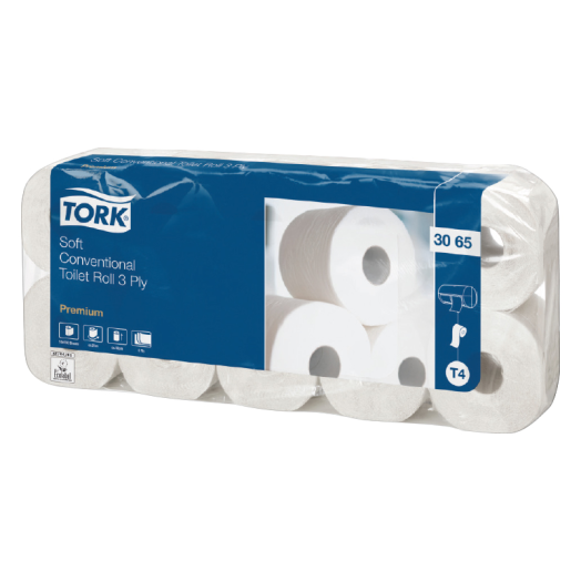 Tork toalettpapír 10 tekercs 3 rétegű fehér