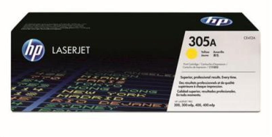 HP CE412A/305A toner, sárga