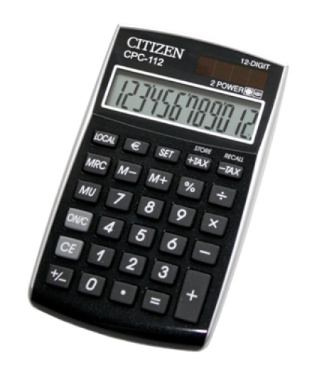 Citizen CPC-112 asztali számológép