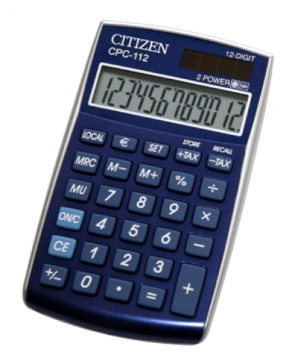 Citizen CPC-112 asztali számológép