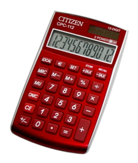 Citizen CPC-112 asztali számológép