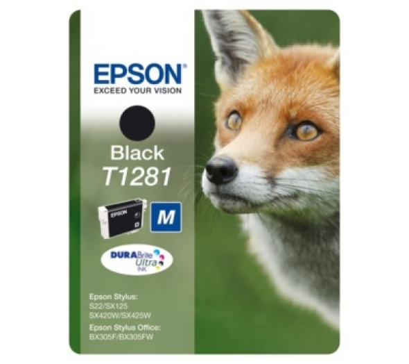 Epson T1281 patron, fekete