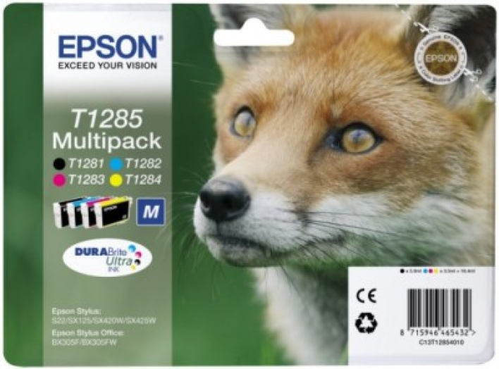 Epson T1285 patron multipack, CMYK