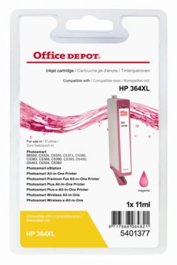 Office Depot HP CB324EE/364XL kompatibilis patron, bíbor