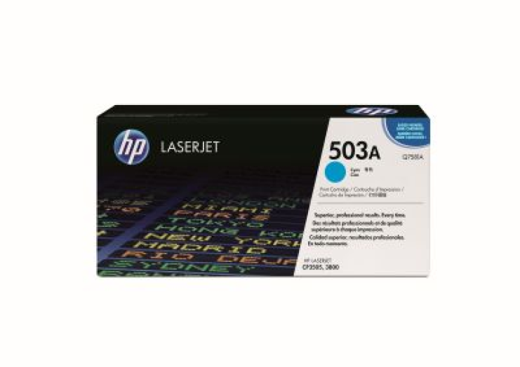 HP Q7581A toner, cián