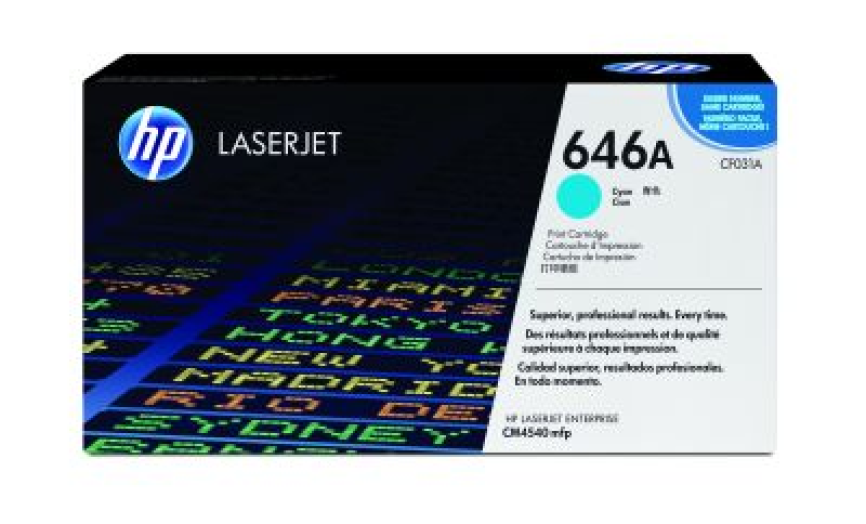 HP CF031A toner, cián