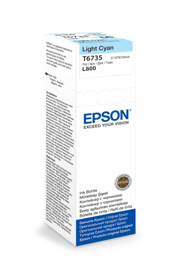 Epson T6735 patron, világos cián
