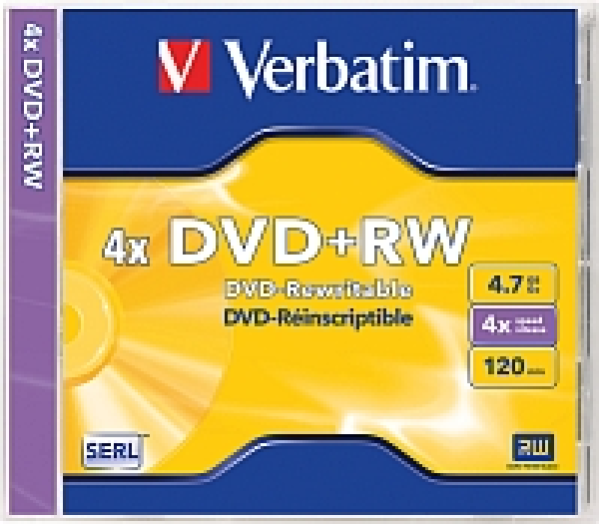 CD-RW Verbatim 700MB 8-12X