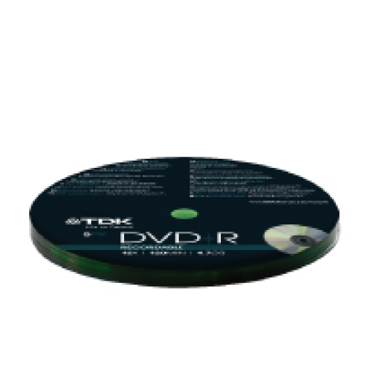 DVD+R TDK 4,7GB 16X 5db/cs, zsugoros