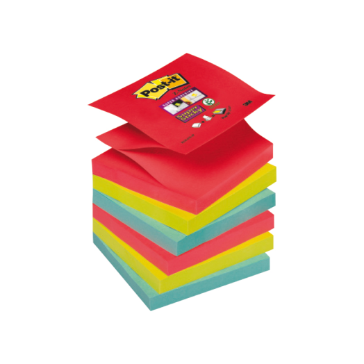 Post-it Super Sticky Z-tömb 76x76 mm 6 db/csomag