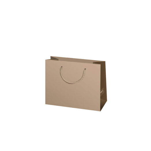 Redőnyomott öko tasak R-Kraft brown