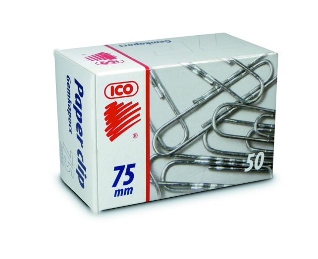 ICO horganyzott gemkapocs 75mm 50db/cs