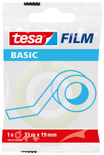 Tesa Basic átlátszó irodai szalag
