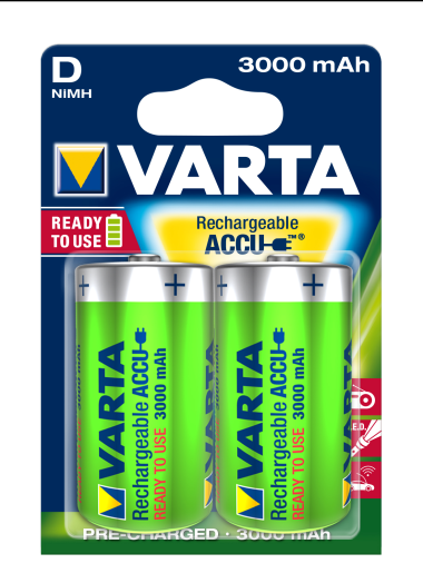 Varta power D góliát akku 2db/cs, 3000mAh