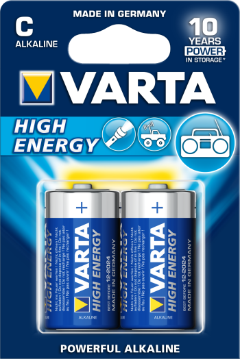 Varta HIGH ENERGY C baby tartós elem, 2db/cs