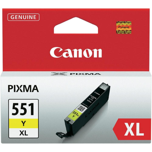 Canon CLI551XL patron, sárga