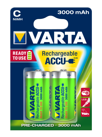 Varta power C baby akku, 3000mAh, 2db/cs