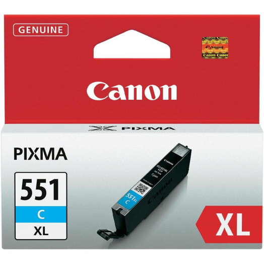 Canon CLI551XL patron, cián