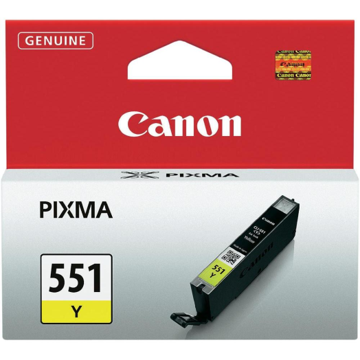 Canon CLI551 patron, sárga