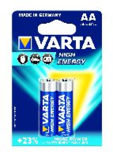 Varta HIGH ENERGY AA ceruza tartós elem, 2db/cs