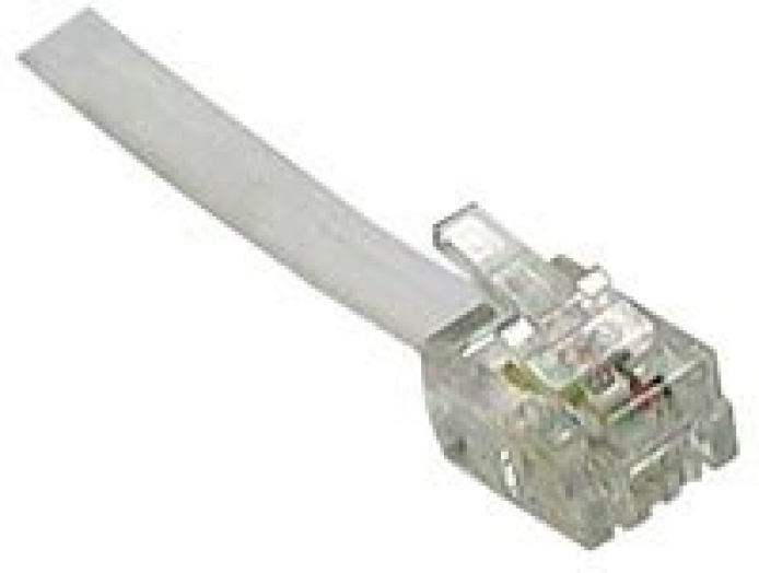 HQ telefon vezeték 5m, fehér