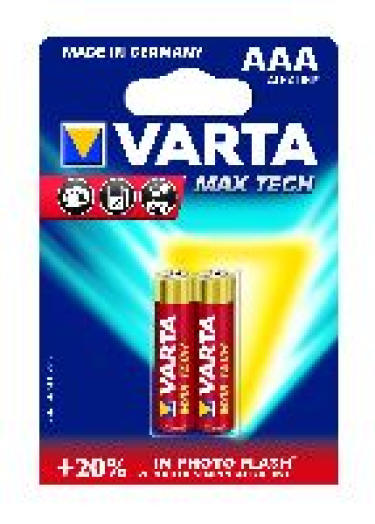Varta MAX TECH AAA mikro ceruza tartós elem, 2db/cs