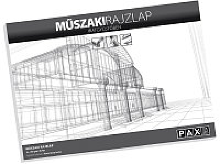 Pax műszaki rajzlap famentes 20 lap/csomag