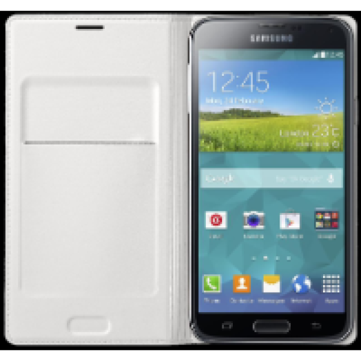 Galaxy S5 fehér flip tok