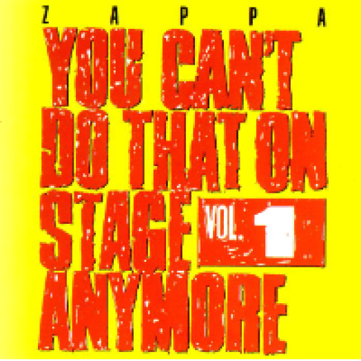 You Can't Do That On Stage Anymore Vol. 1 CD