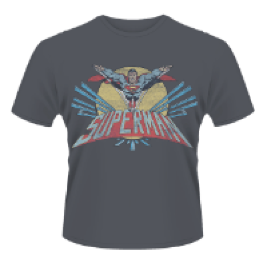 Superman - Flying Logo T-Shirt L