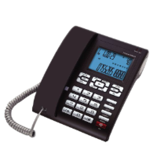 6025CID telefon, padlizsán - fekete szín