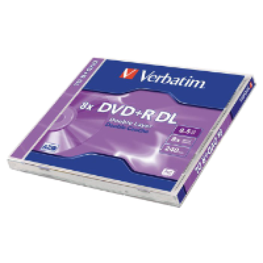 DVD+R Double Layer kétrétegű lemez, normál tokban