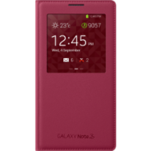 EF-CN900BIE Galaxy Note 3 pink S-View tok