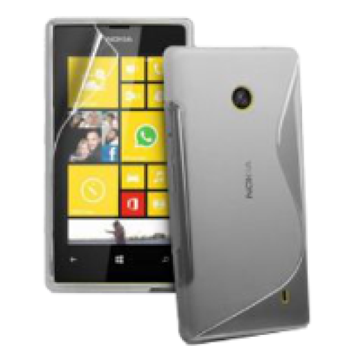 Nokia XL DualSIM átlátszó szilikon hátlap