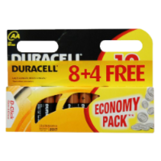 Duracell BSC 12 db AA elem