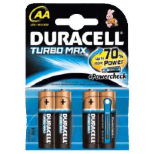 Duracell Turbo MAX 4 db AA elem