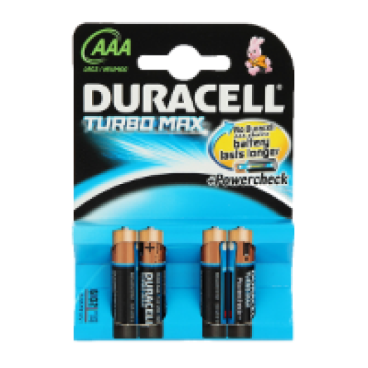 Duracell Turbo MAX 4 db AAA elem