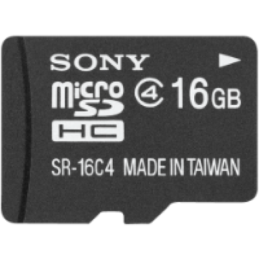 16GB microSDHC Class4 kártya SR16A4