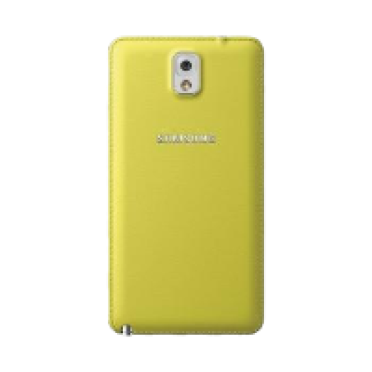 Galaxy Note 3 citromsárga bőr hátlap és külső akkumulátor
