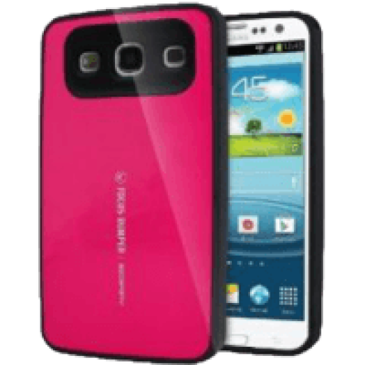 Galaxy S3 ütésálló műanyag pink hátlap