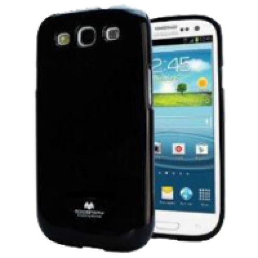 Galaxy S3 szilikon fekete hátlap